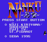 Ninku (Japan) Title Screen